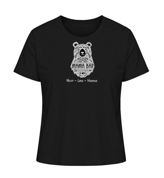 Mama Bär - Damen T-Shirt personalisierbar