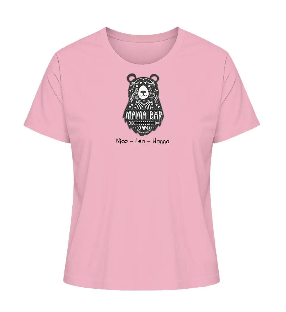 Mama Bär - Damen T-Shirt personalisierbar