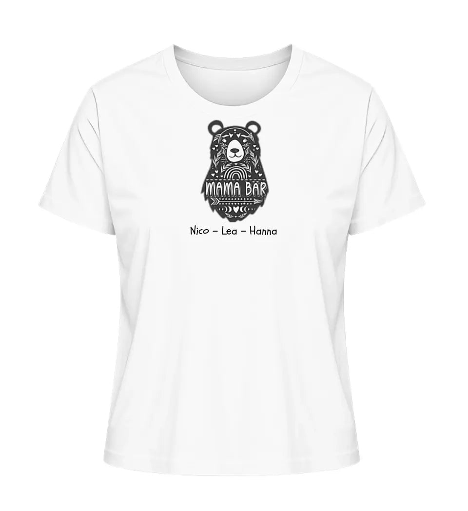 Mama Bär - Damen T-Shirt personalisierbar