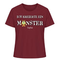 Ich kreierte ein Monster - Damen T-Shirt personalisierbar