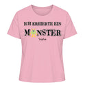 Ich kreierte ein Monster - Damen T-Shirt personalisierbar