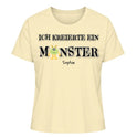 Ich kreierte ein Monster - Damen T-Shirt personalisierbar