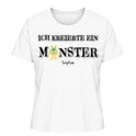 Ich kreierte ein Monster - Damen T-Shirt personalisierbar