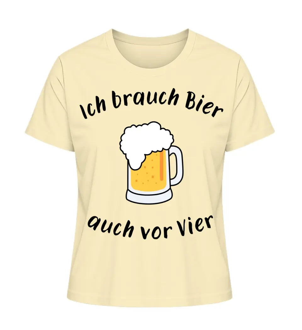 Ich brauch Bier auch vor Vier - Mami T-Shirt