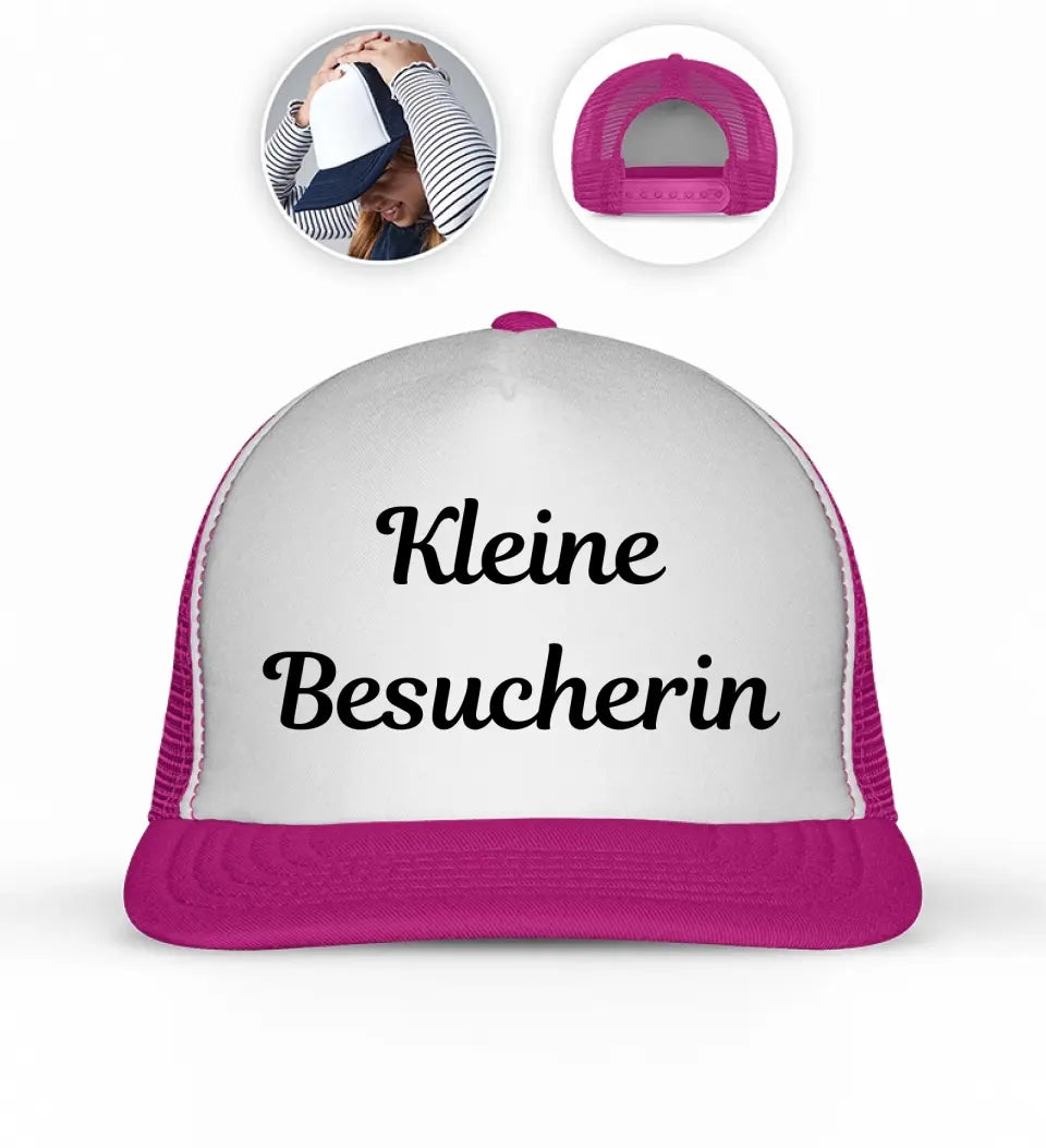 Kleine Besucherin - Kinder Retro Cap