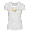 Mama Schriftzug mit Kindernamen - Damen T-Shirt personalisierbar