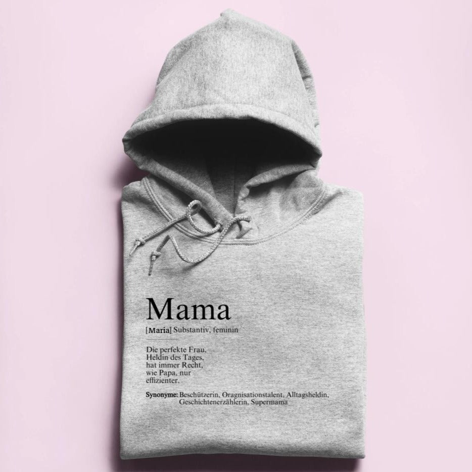 Mama Definition - Damen Hoodie personalisierbar