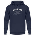 Dream Team Papa Fauststoß - Herren Hoodie personalisierbar
