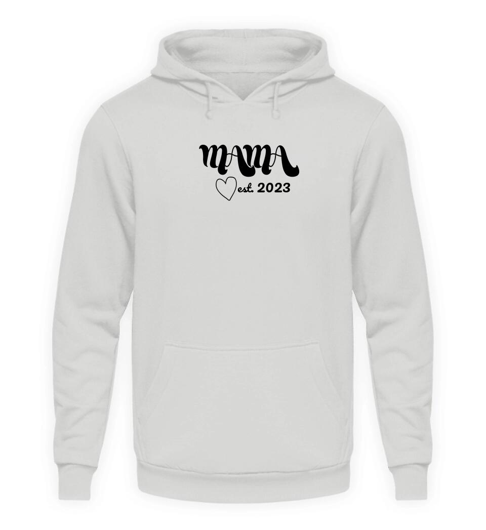 Mama est. - Damen Hoodie personalisierbar