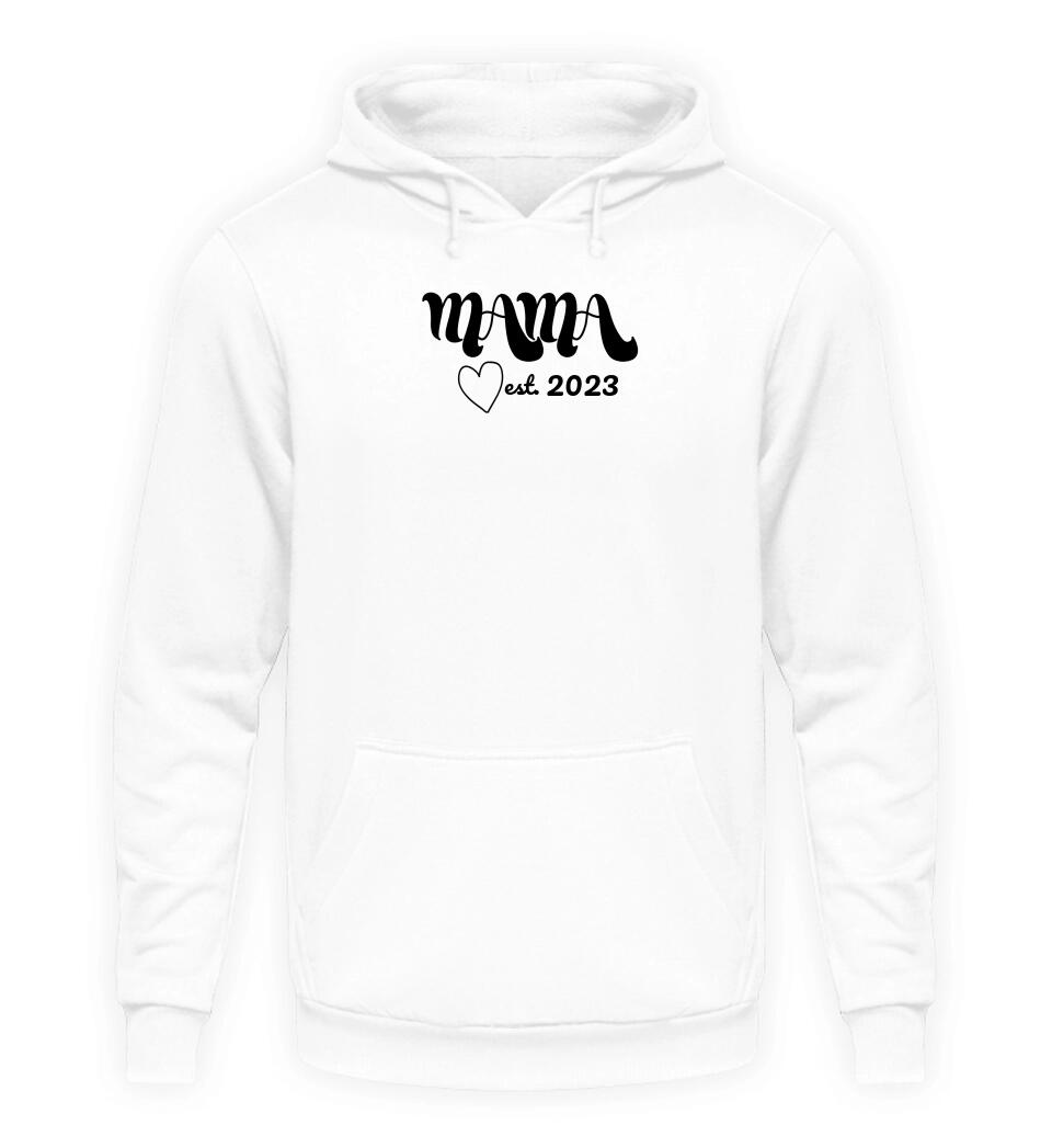 Mama est. - Damen Hoodie personalisierbar