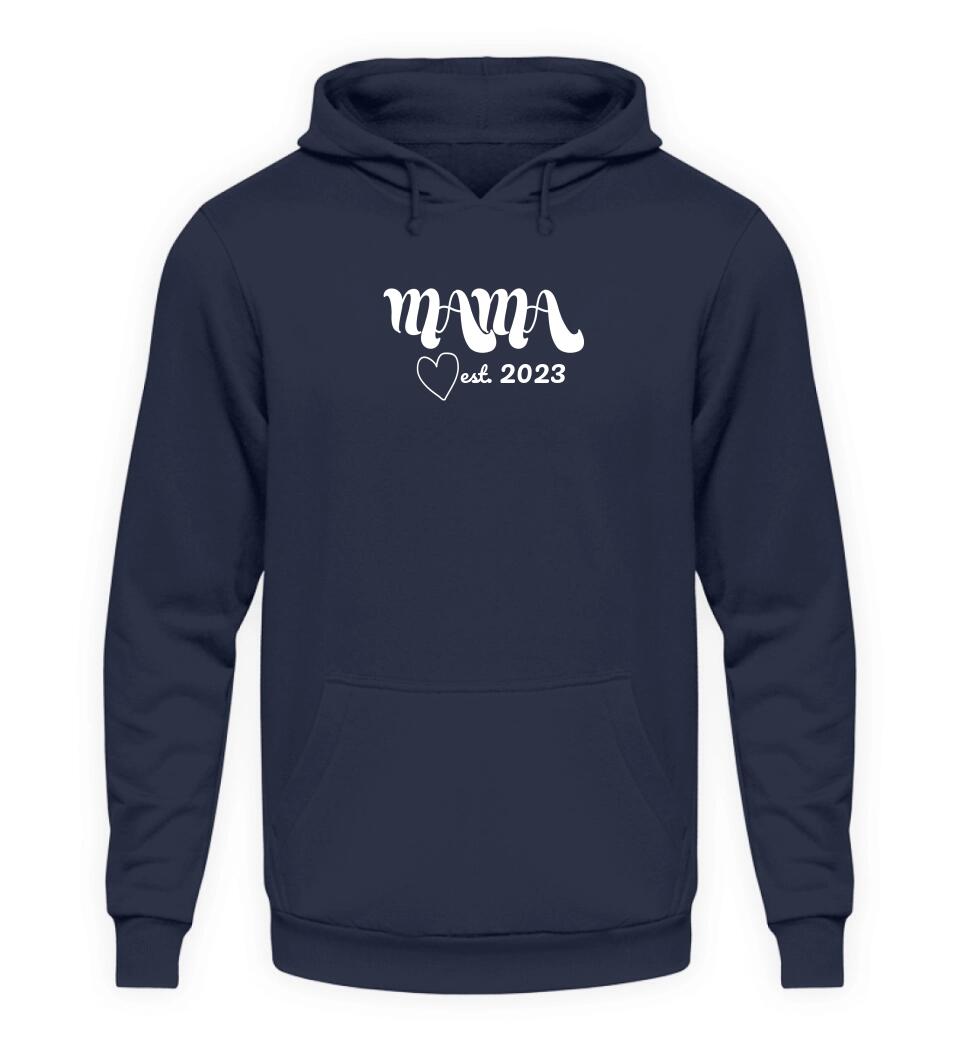 Mama est. - Damen Hoodie personalisierbar