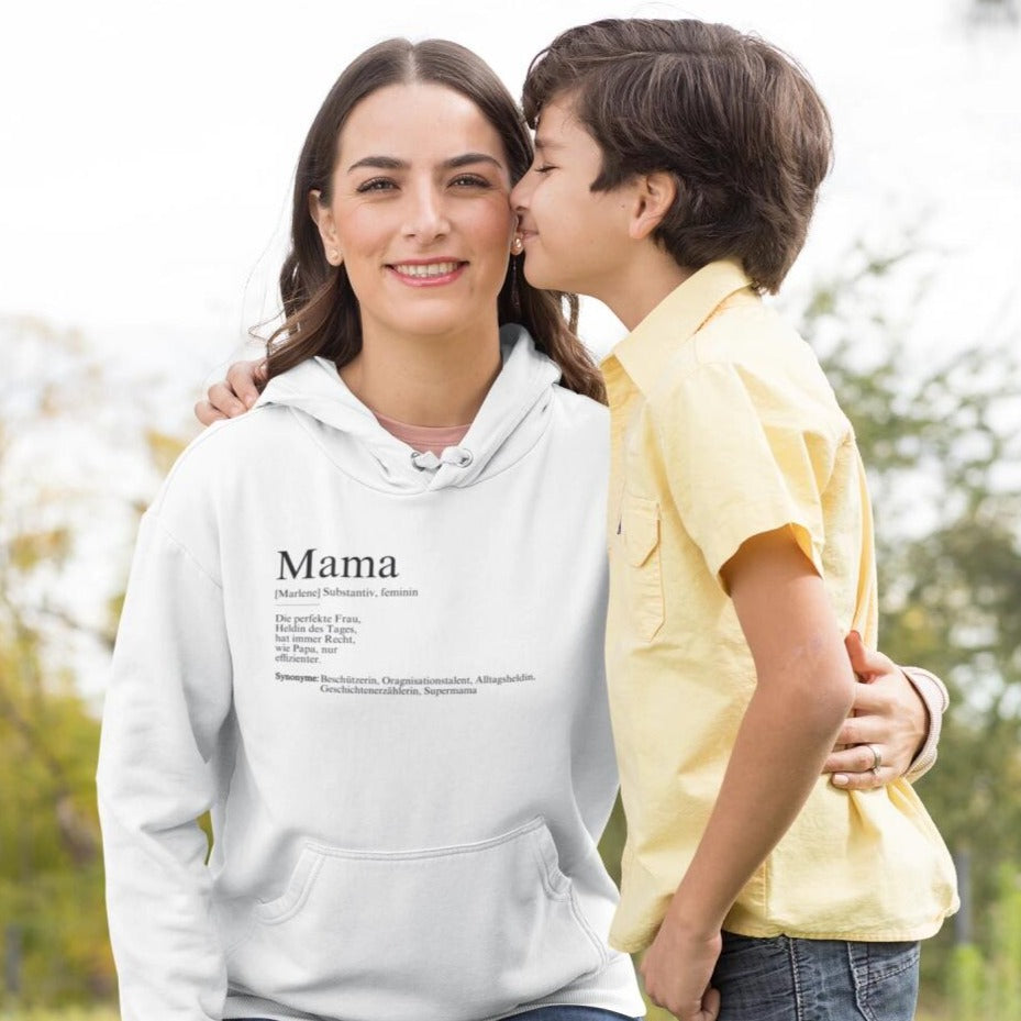 Mama Definition - Damen Hoodie personalisierbar