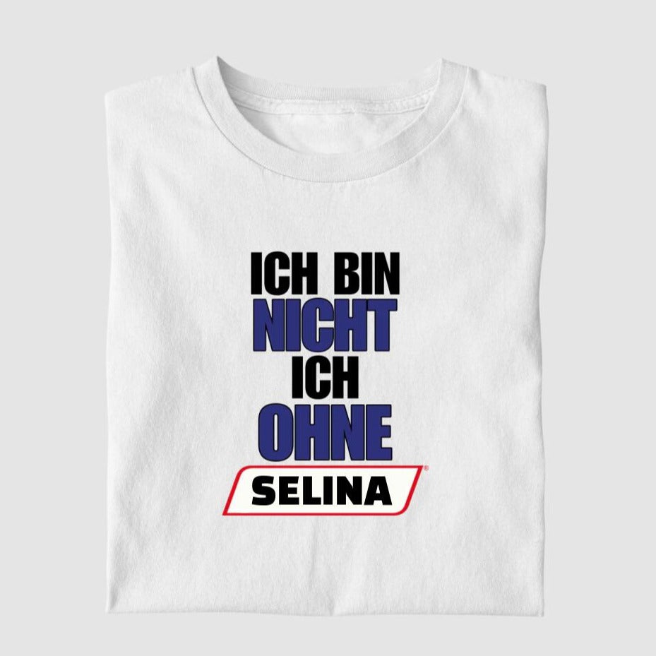 Ich bin nicht ich ohne [Kindername] - Herren T-Shirt personalisierbar