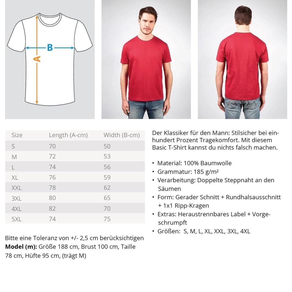 Papakachu - Herren T-Shirt personalisierbar