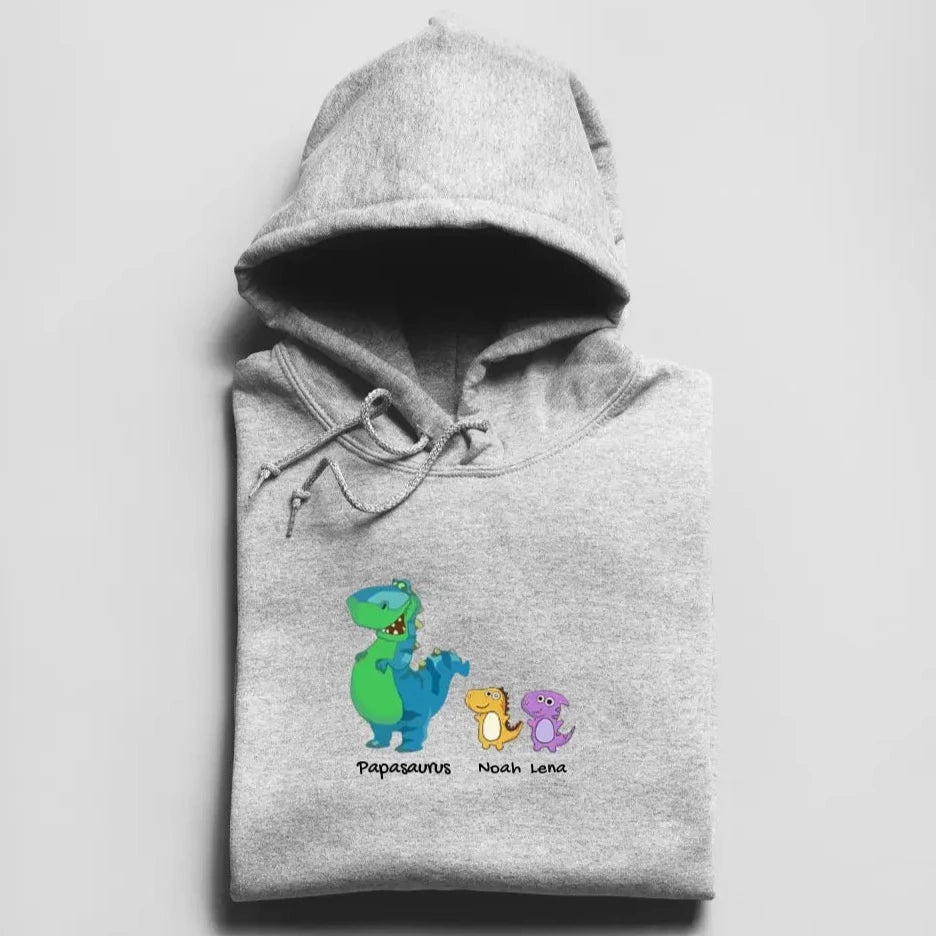 Papasaurus - Herren Hoodie personalisierbar