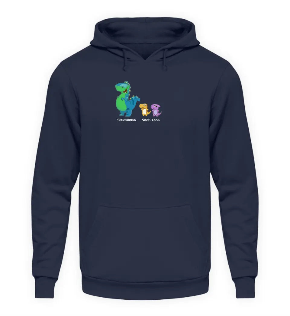 Papasaurus - Herren Hoodie personalisierbar