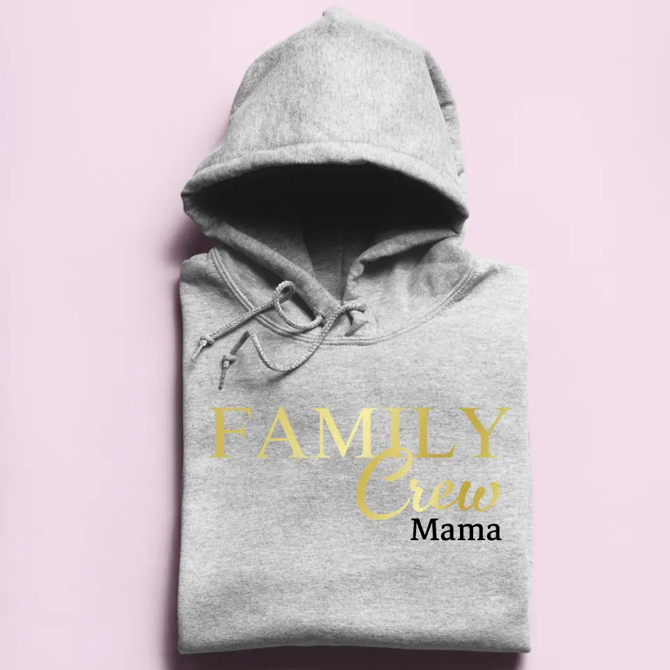 Family Crew - Damen Hoodie personalisierbar