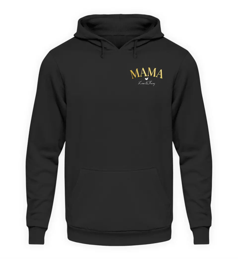 Mama mit Kindernamen - Damen Hoodie personalisierbar