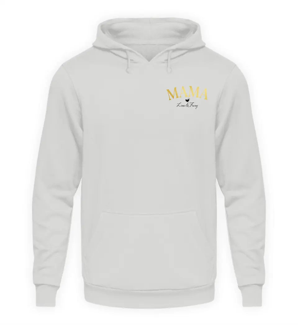 Mama mit Kindernamen - Damen Hoodie personalisierbar