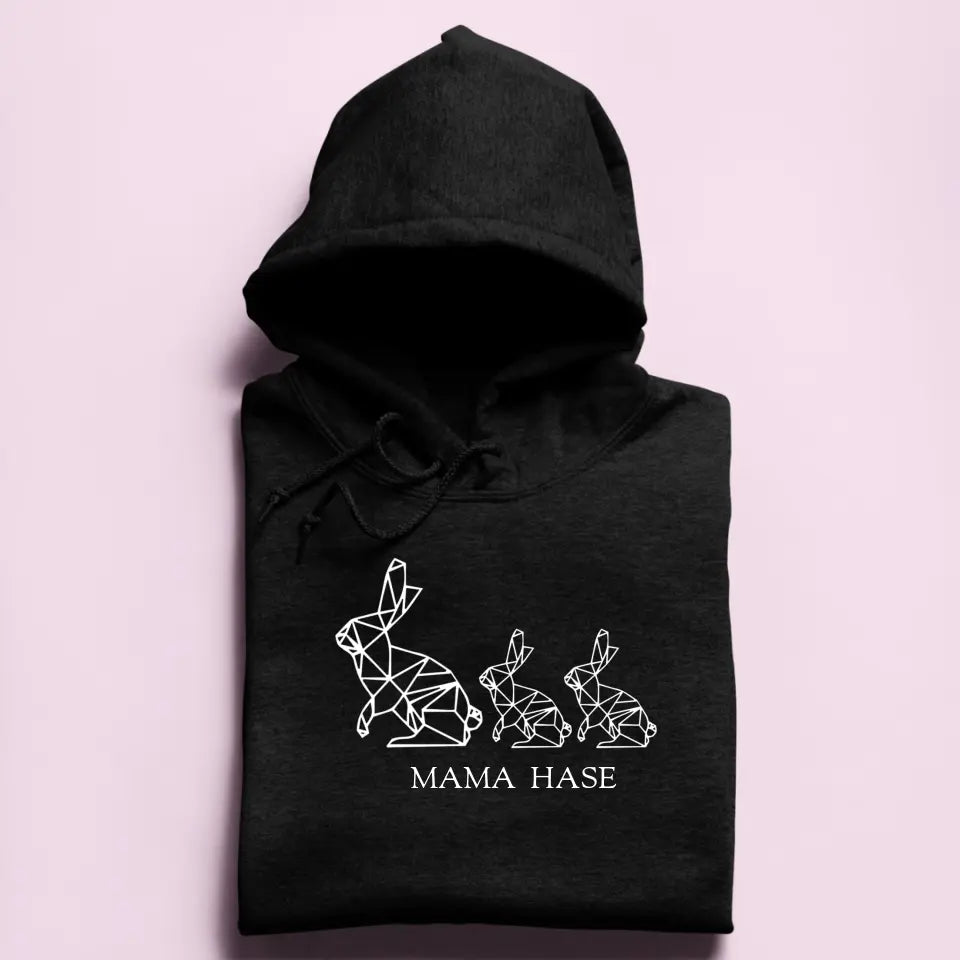 Mama Hase - Damen Hoodie personalisierbar