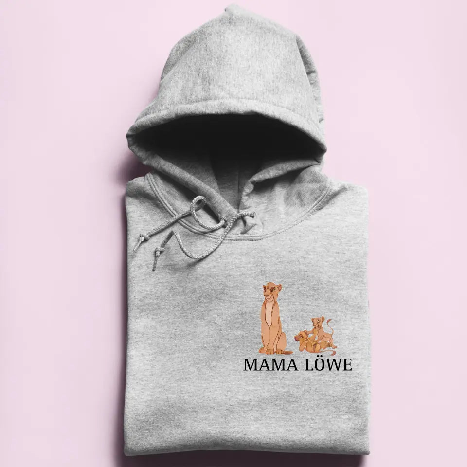 Mama Löwe - Damen Hoodie personalisierbar