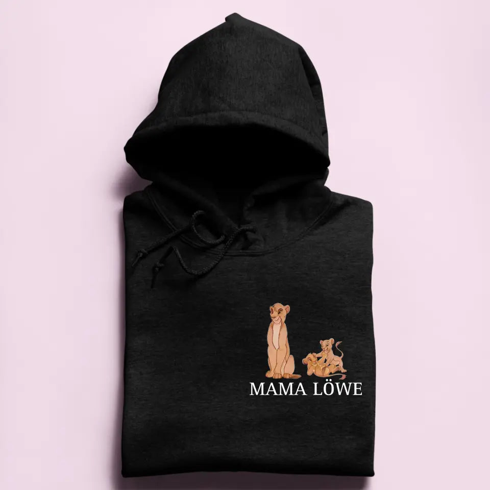 Mama Löwe - Damen Hoodie personalisierbar