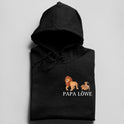 Papa Löwe - Herren Hoodie personalisierbar