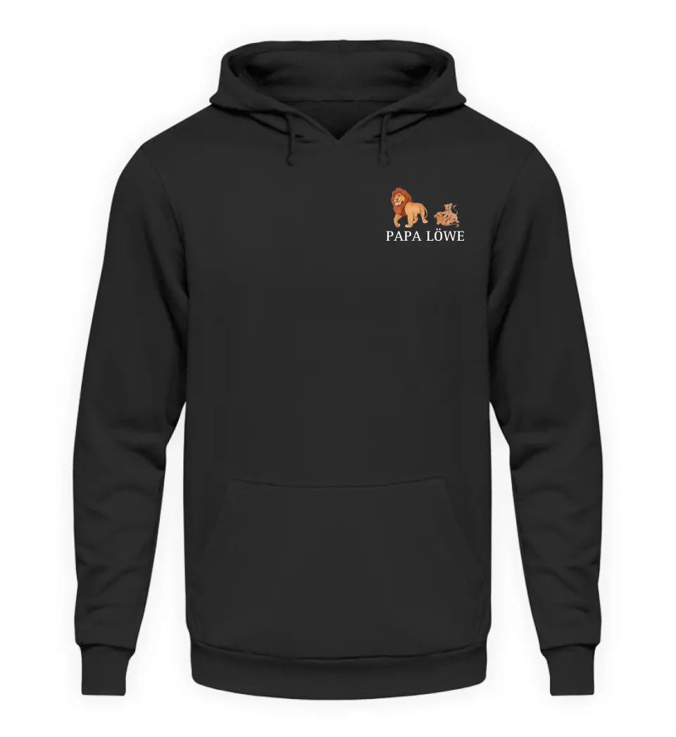 Papa Löwe - Herren Hoodie personalisierbar