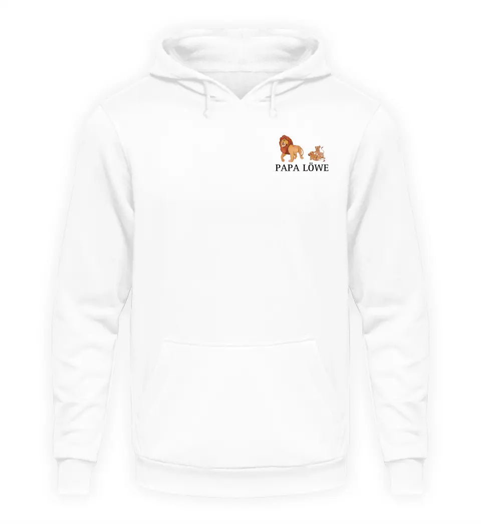 Papa Löwe - Herren Hoodie personalisierbar