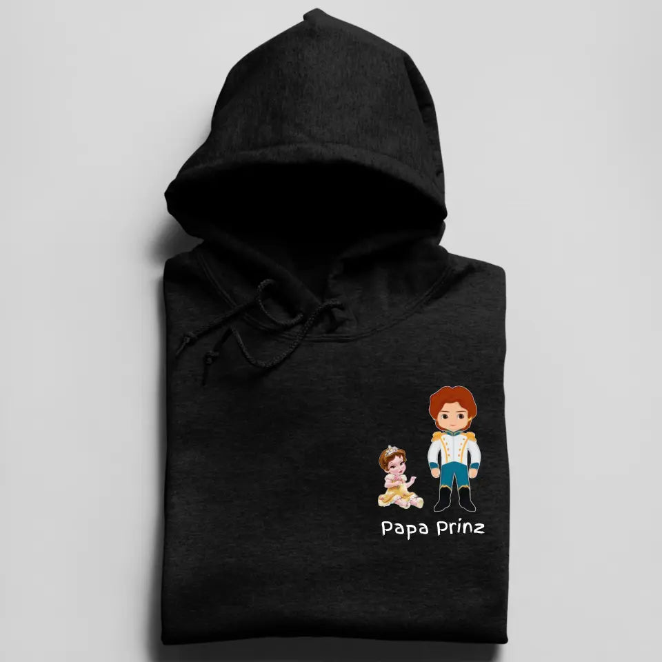 Papa Prinz - Herren Hoodie personalisierbar