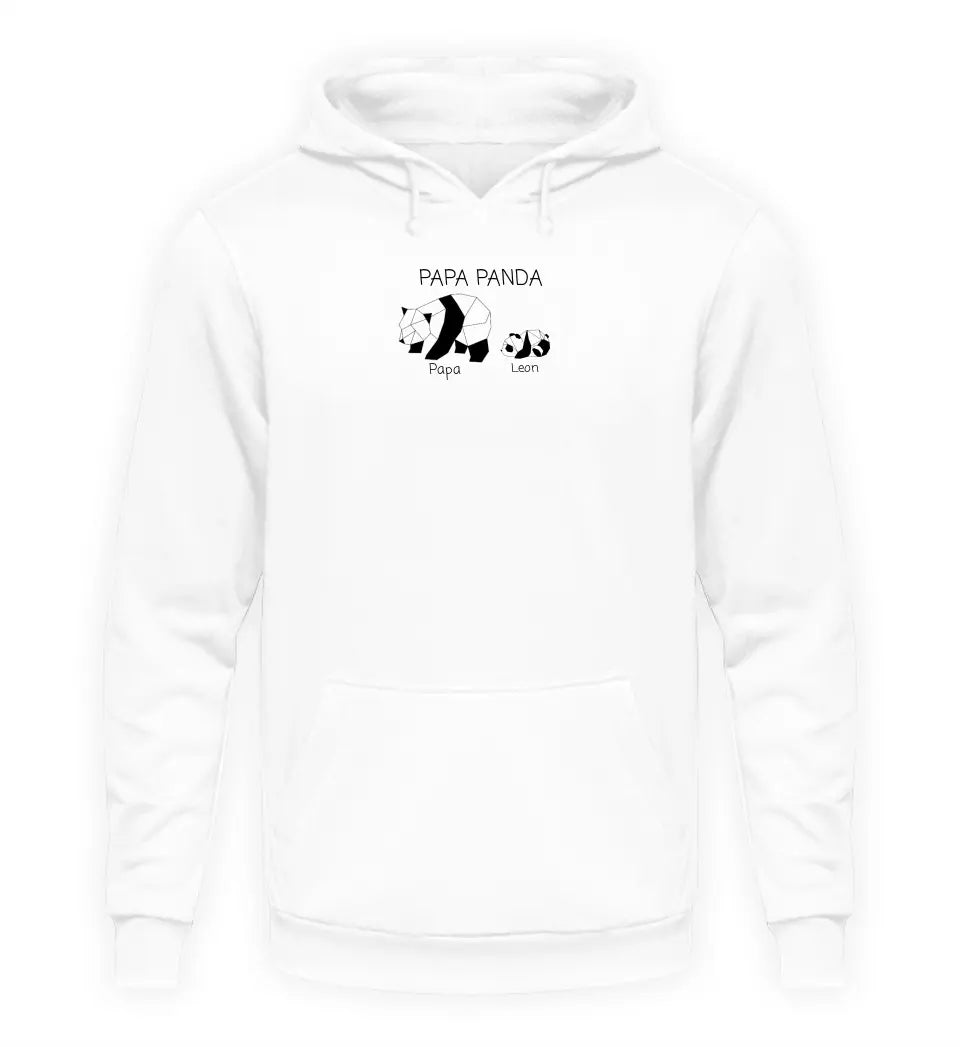 Papa Panda - Herren Hoodie personalisierbar