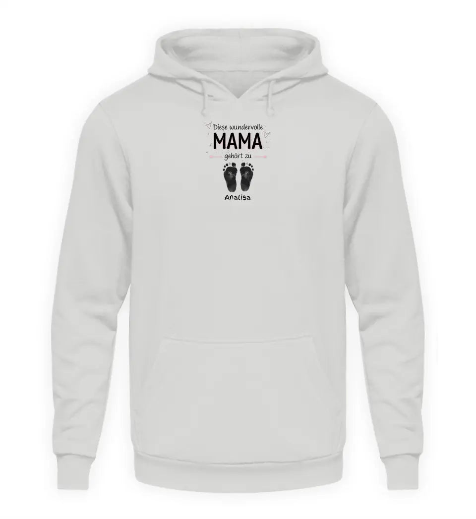 Diese Mama gehört zu [Kindername/n] - Damen Hoodie personalisierbar