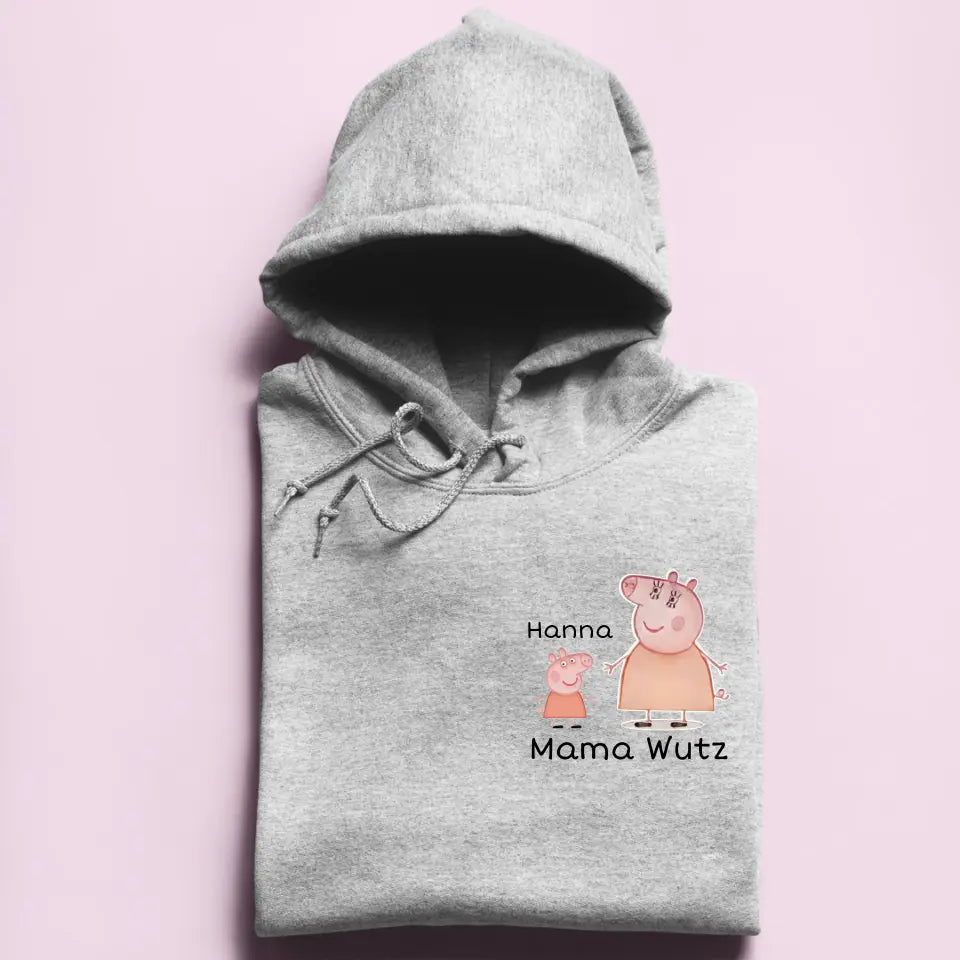 Mama Wutz - Damen Hoodie personalisierbar