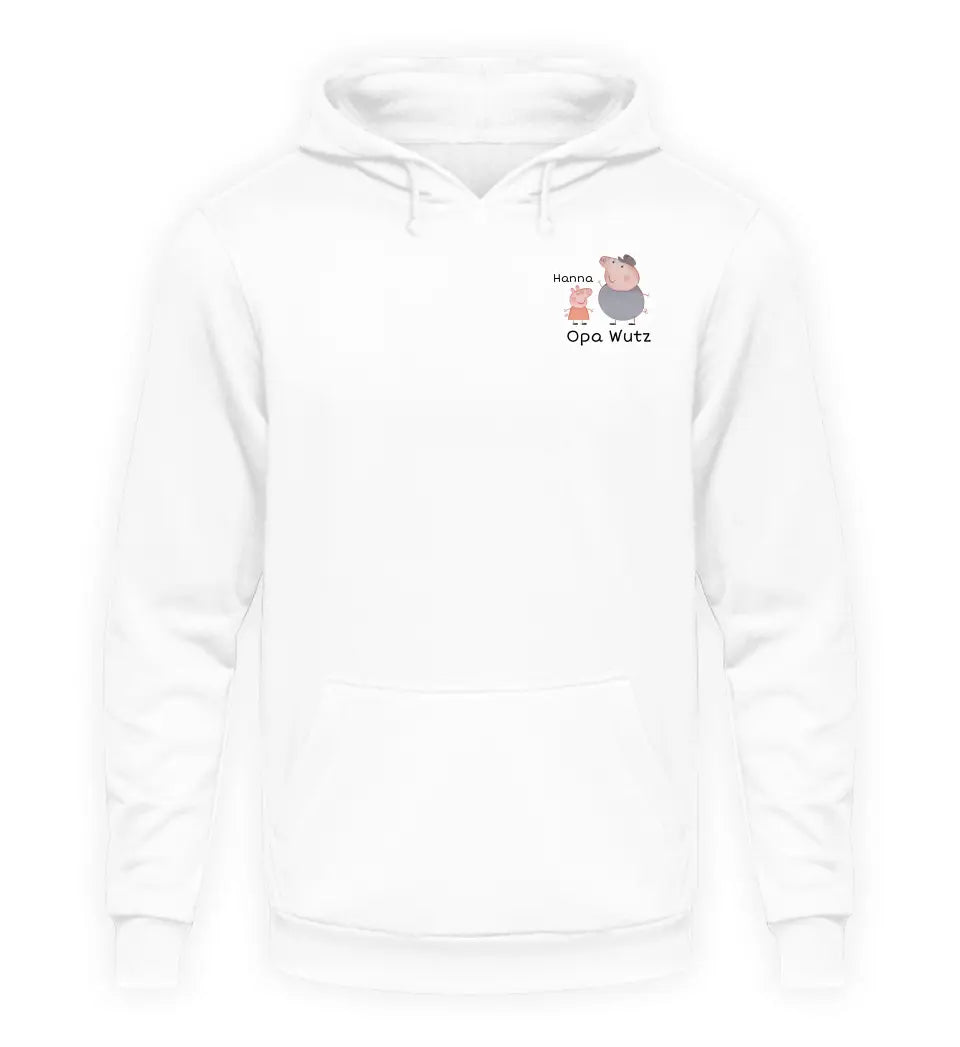 Opa Wutz - Herren Hoodie personalisierbar