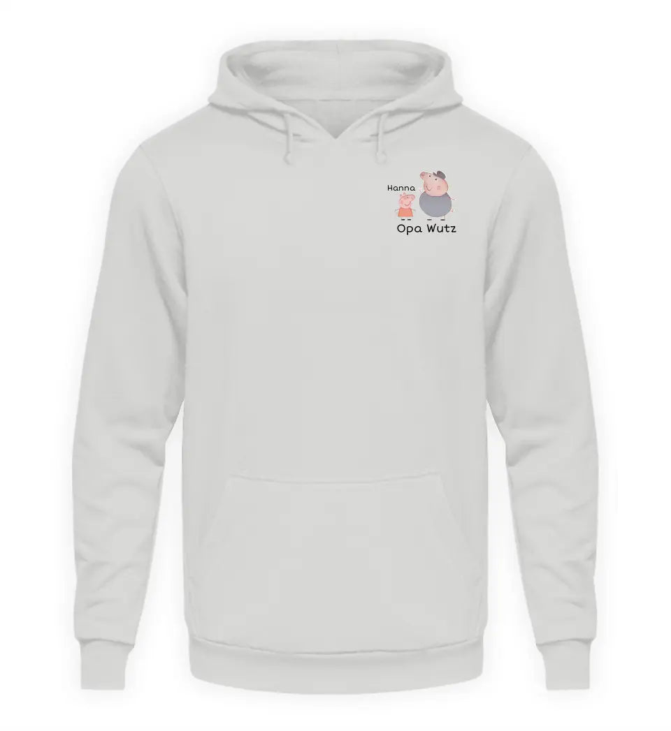 Opa Wutz - Herren Hoodie personalisierbar