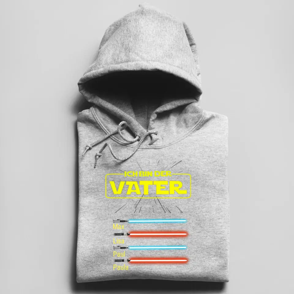 Ich bin der Vater - Herren Hoodie personalisierbar