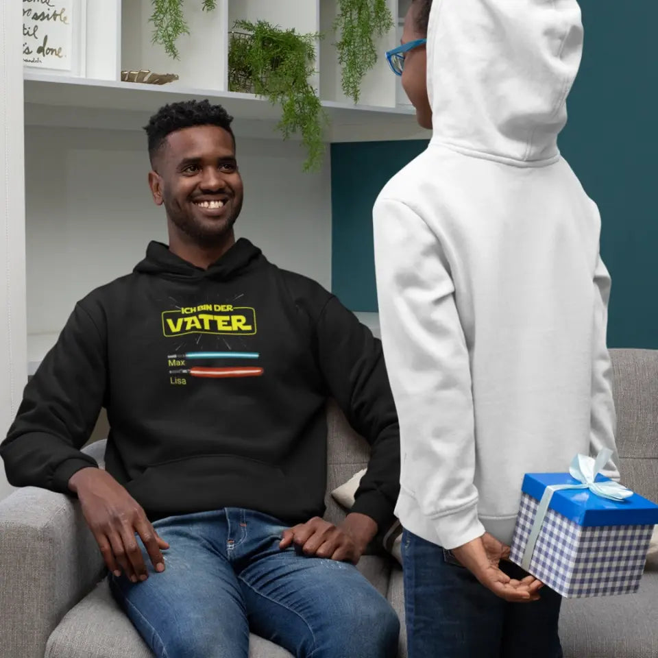 Ich bin der Vater - Herren Hoodie personalisierbar