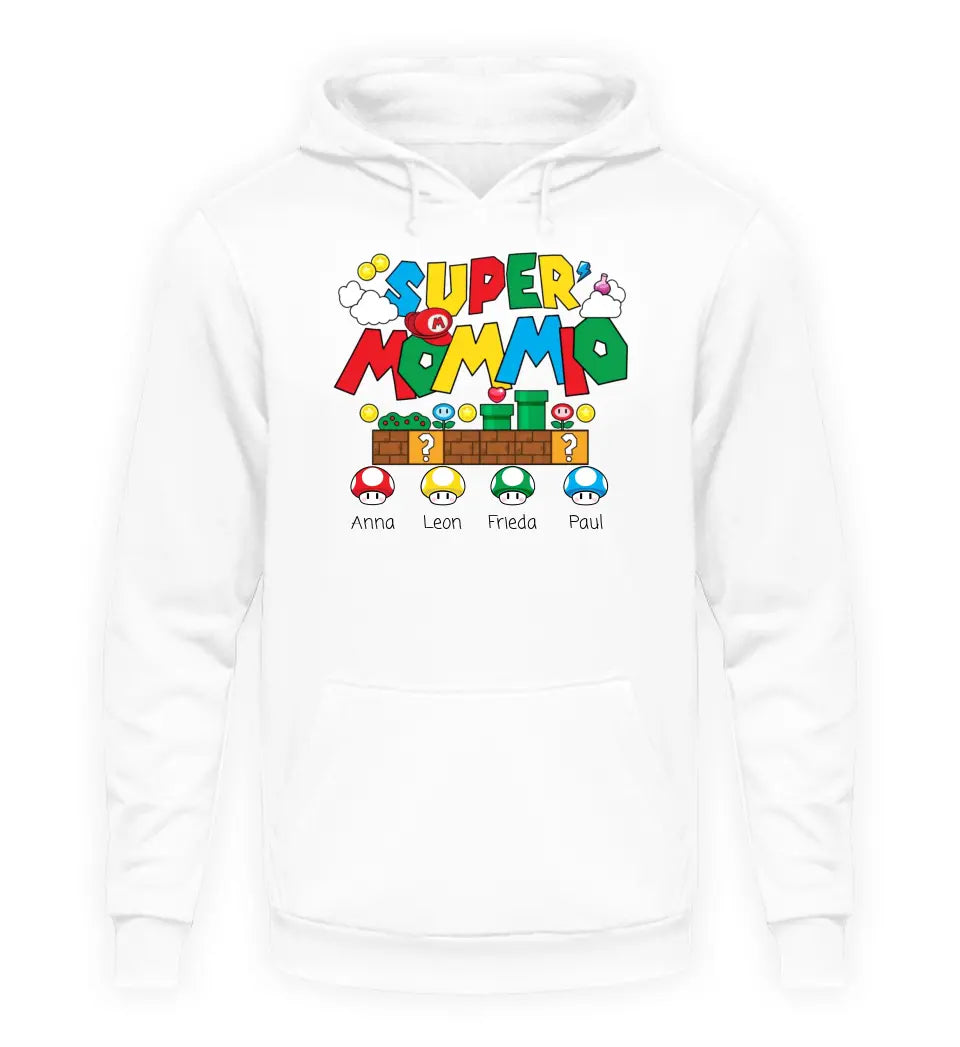 Super Mommio - Damen Hoodie personalisierbar