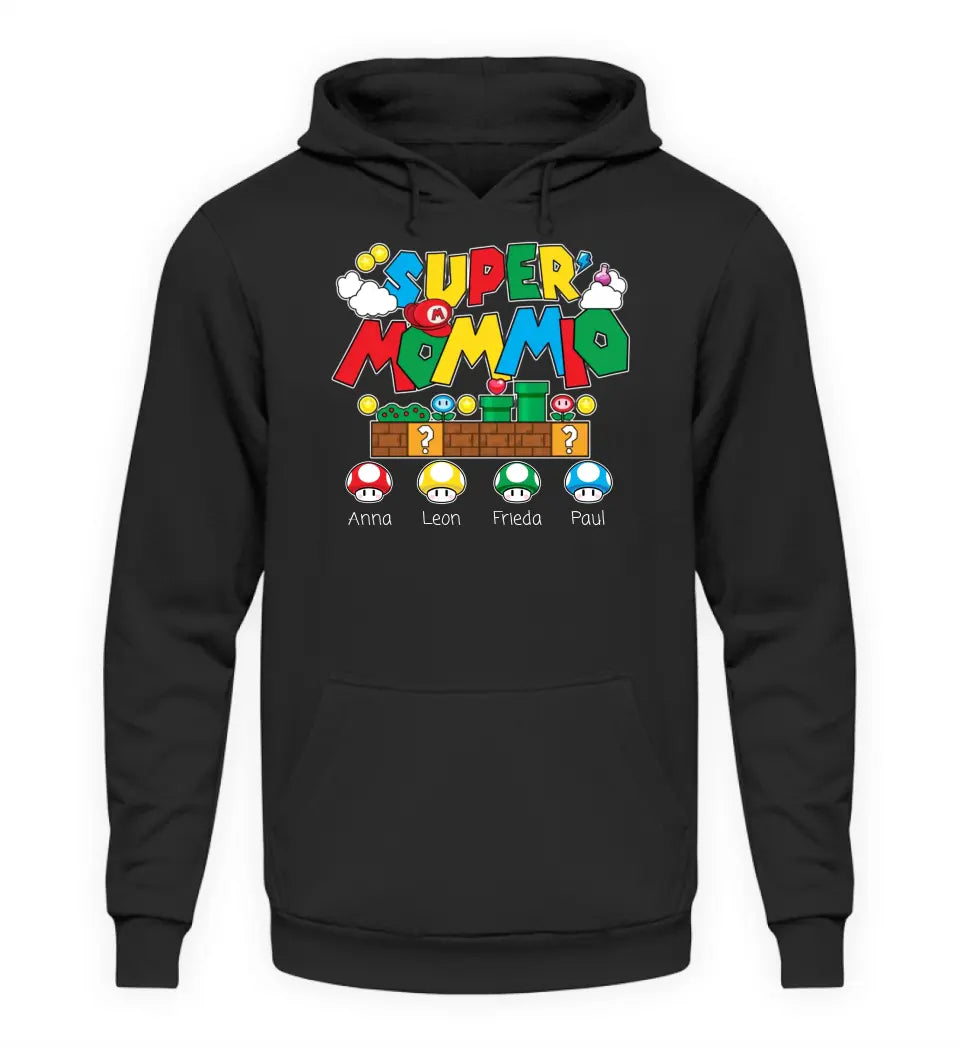 Super Mommio - Damen Hoodie personalisierbar