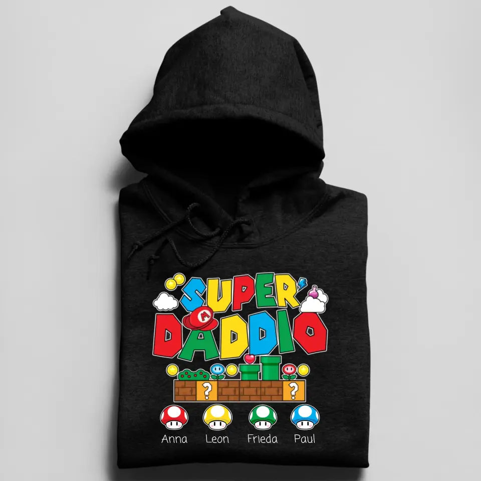 Super Daddio - Herren Hoodie personalisierbar