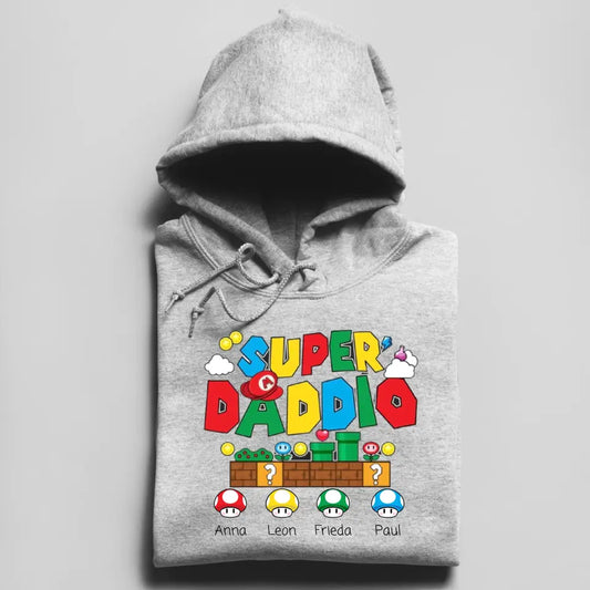 Super Daddio - Herren Hoodie personalisierbar