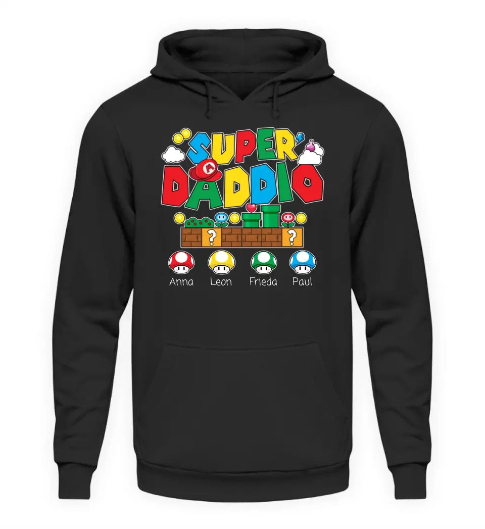 Super Daddio - Herren Hoodie personalisierbar