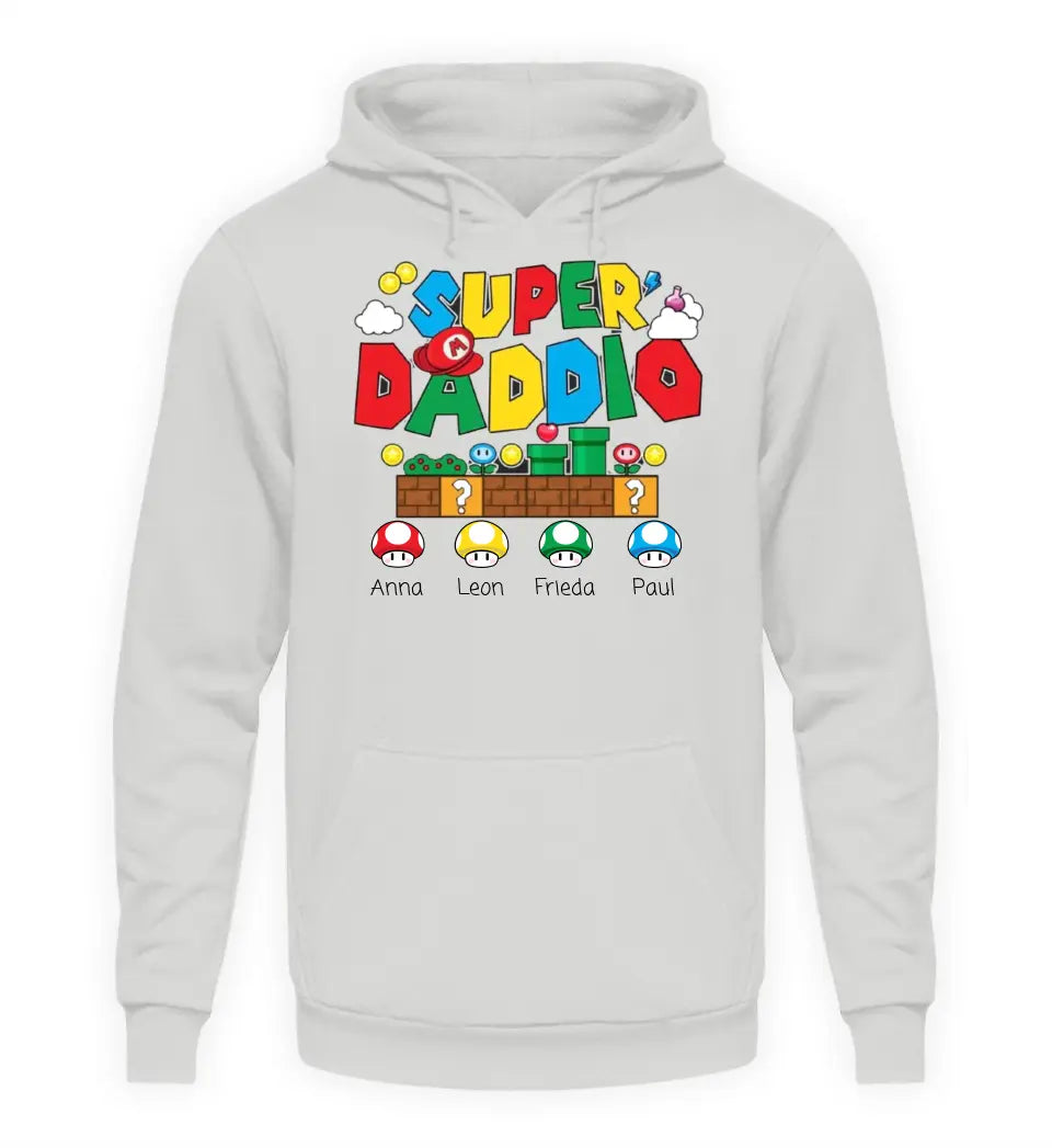 Super Daddio - Herren Hoodie personalisierbar