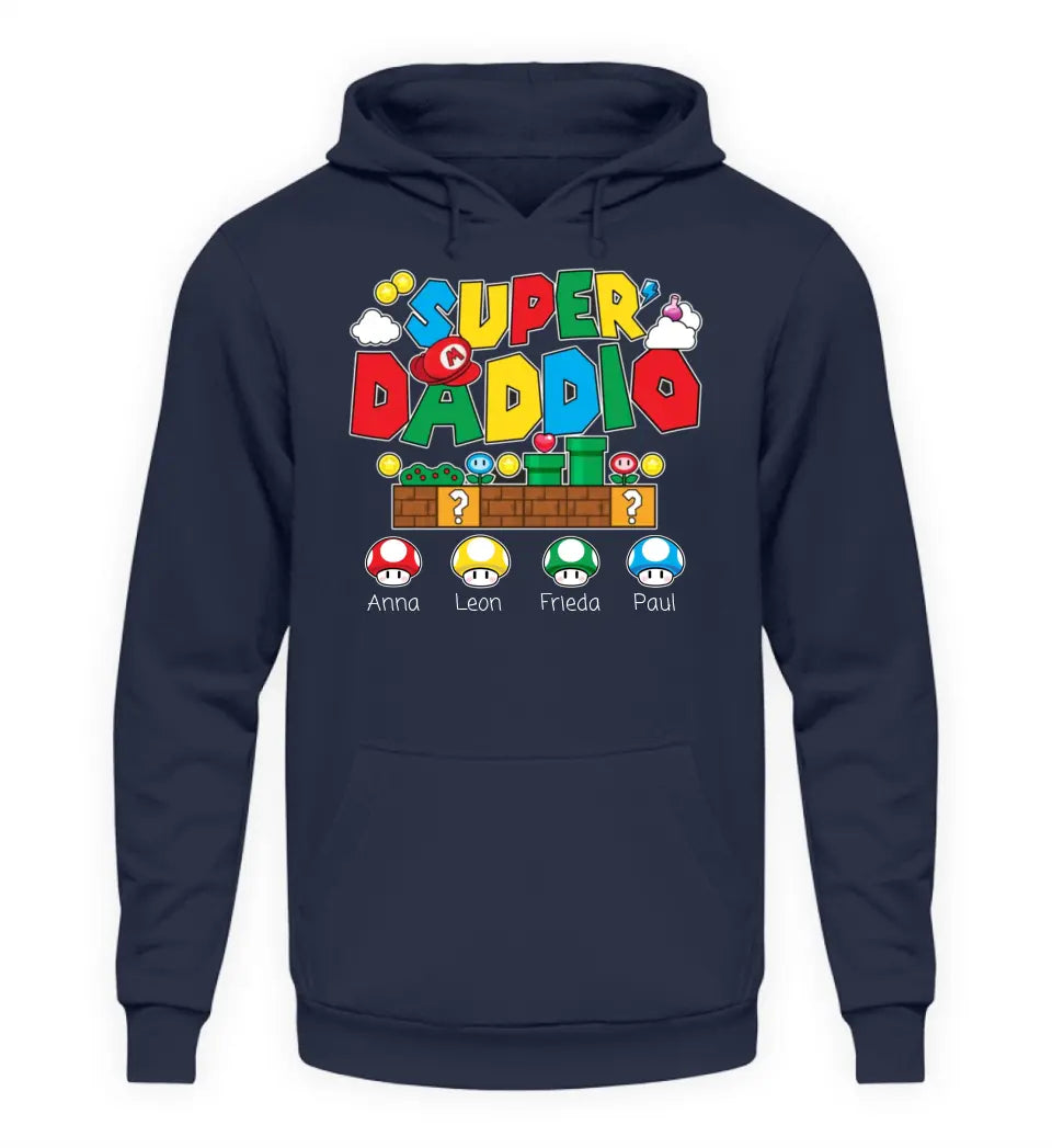 Super Daddio - Herren Hoodie personalisierbar