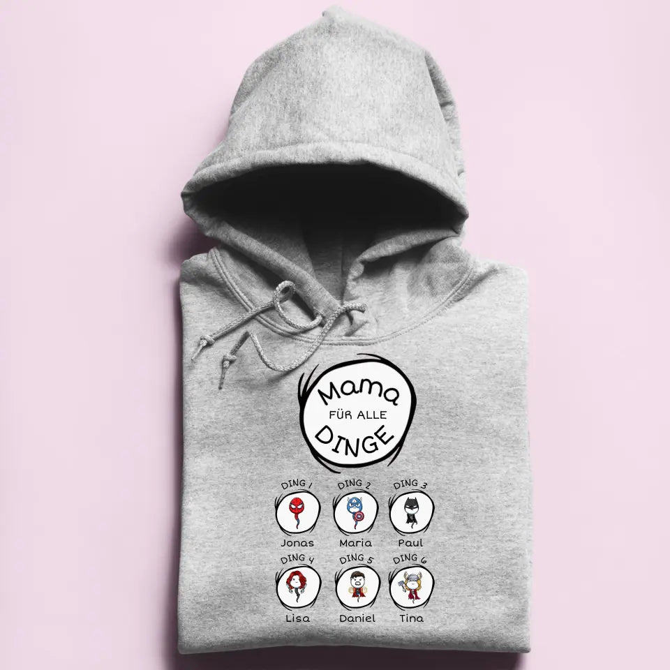 Mama für alle Dinge - Damen Hoodie personalisierbar