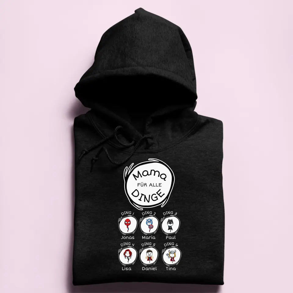 Mama für alle Dinge - Damen Hoodie personalisierbar