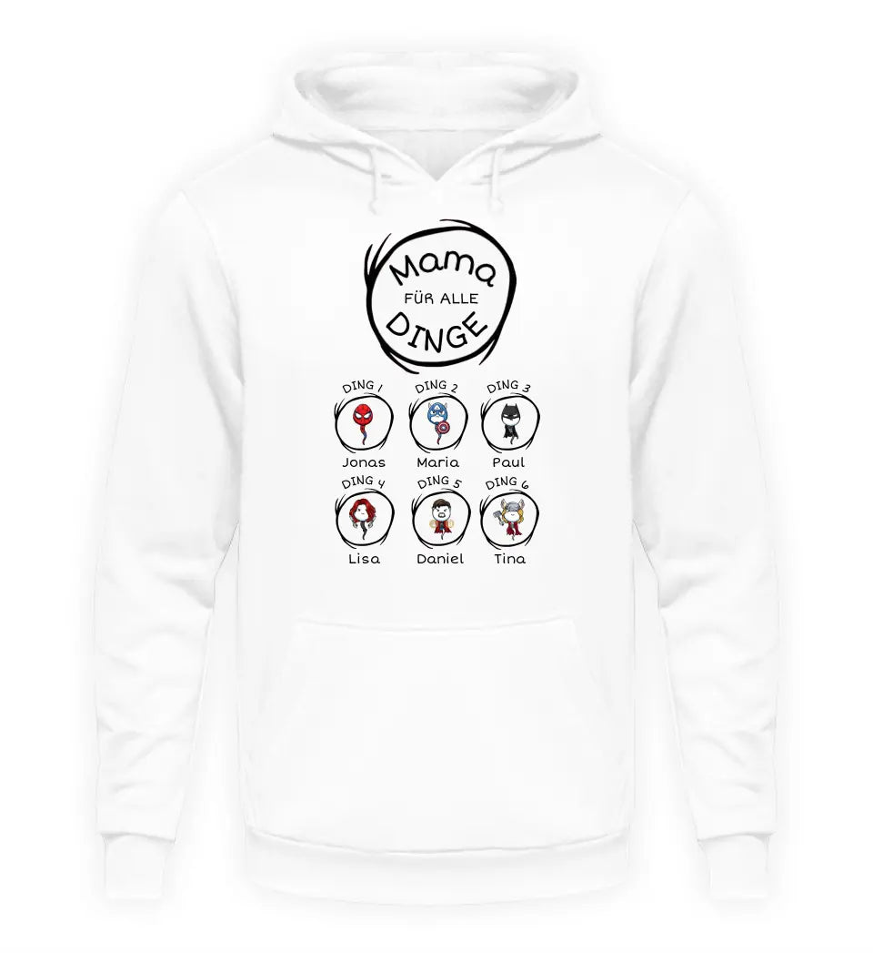 Mama für alle Dinge - Damen Hoodie personalisierbar