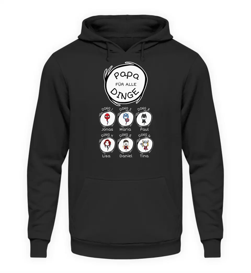 Papa für alle Dinge - Herren Hoodie personalisierbar