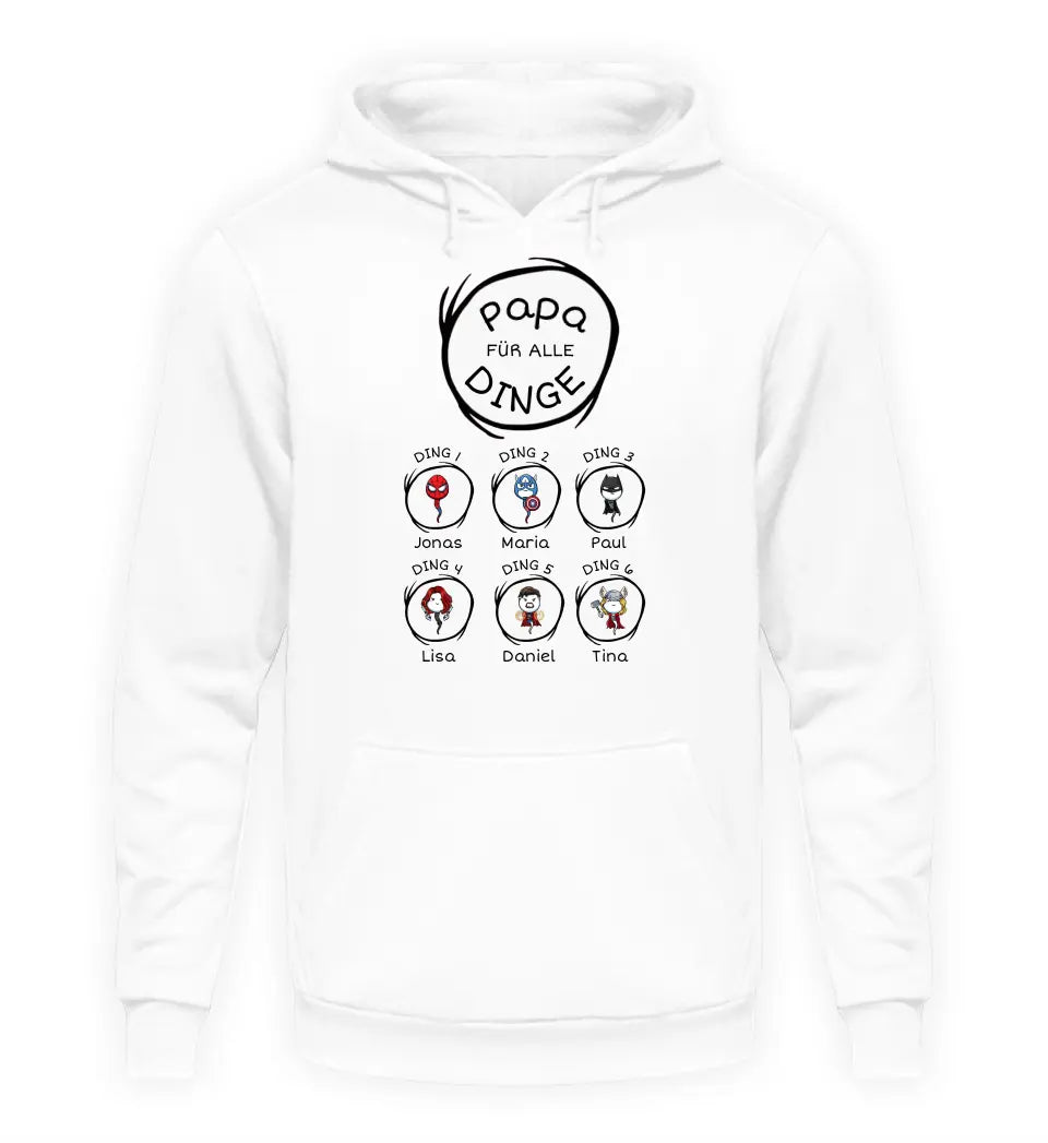 Papa für alle Dinge - Herren Hoodie personalisierbar