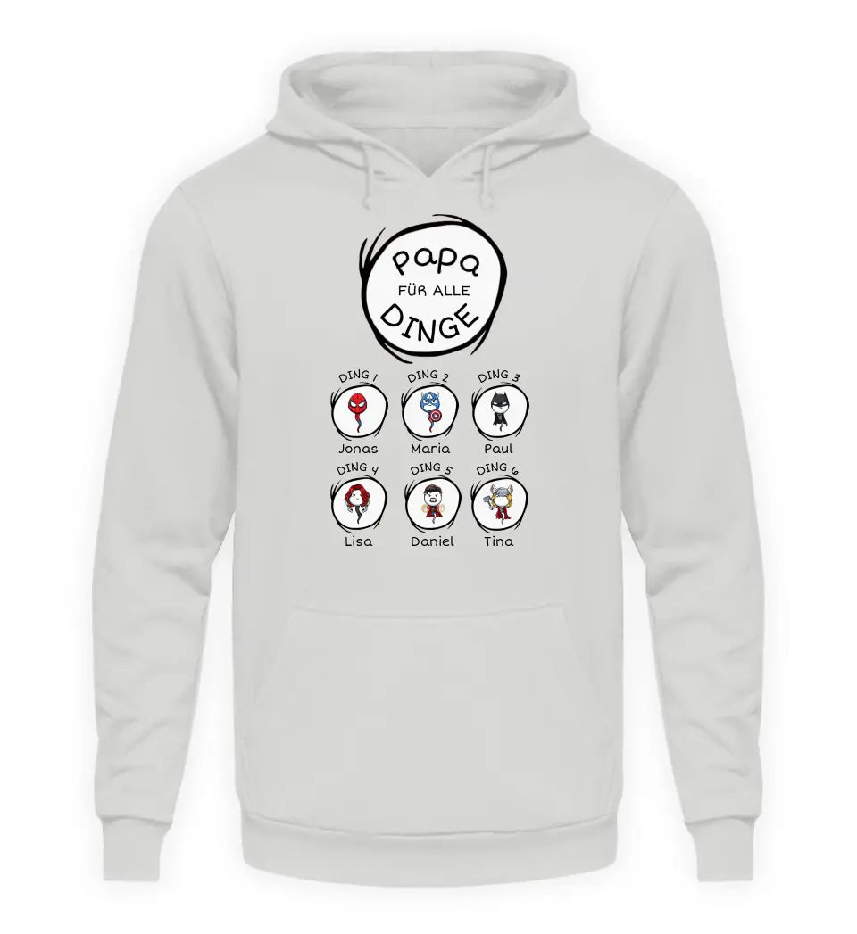 Papa für alle Dinge - Herren Hoodie personalisierbar